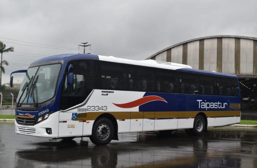 Taipastur Transportes expande frota com novos ônibus Busscar