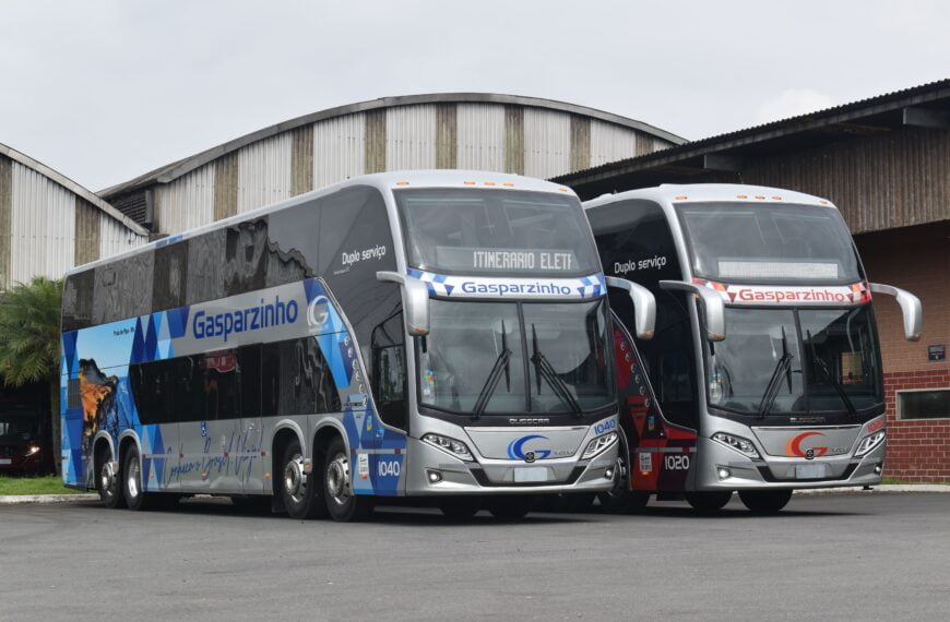 Gasparzinho Turismo incorpora novos ônibus Busscar à Frota