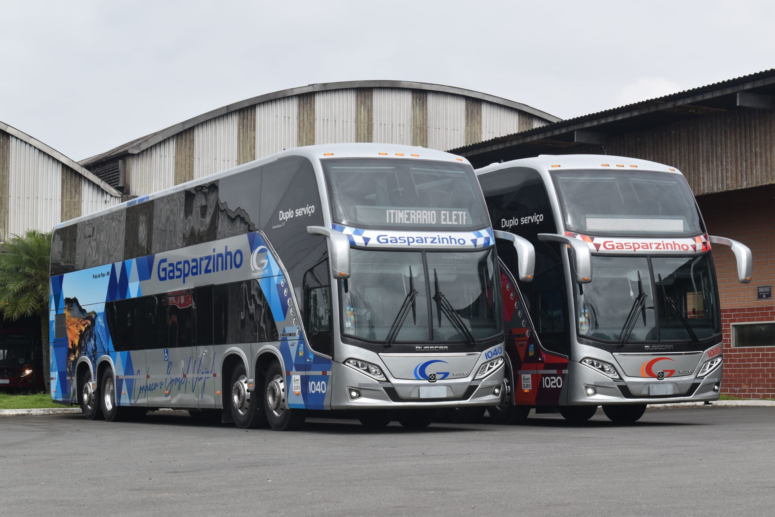 Gasparzinho Turismo incorpora novos ônibus Busscar à Frota