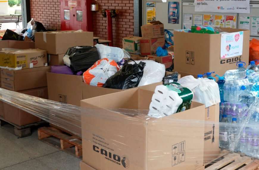 Grupo Caio envia 6 toneladas de doações para o Rio Grande do Sul