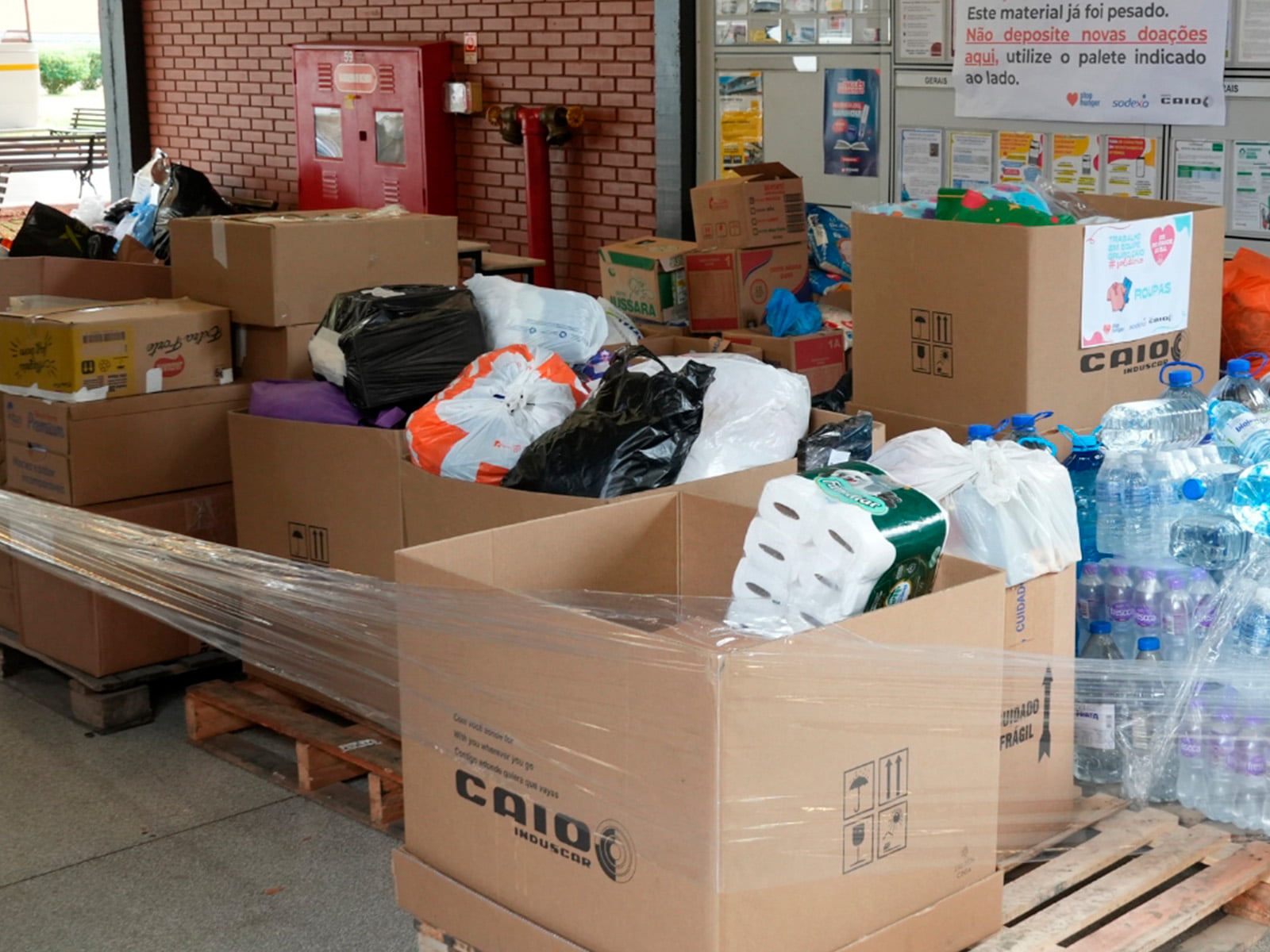 Grupo Caio envia 6 toneladas de doações para o Rio Grande do Sul