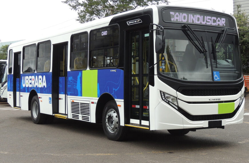 29 ônibus novos são entregues pela Caio Induscar em Uberaba