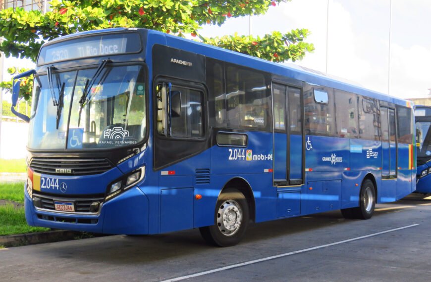 Recife terá 40 novos ônibus no Novo PAC Mobilidade 2025