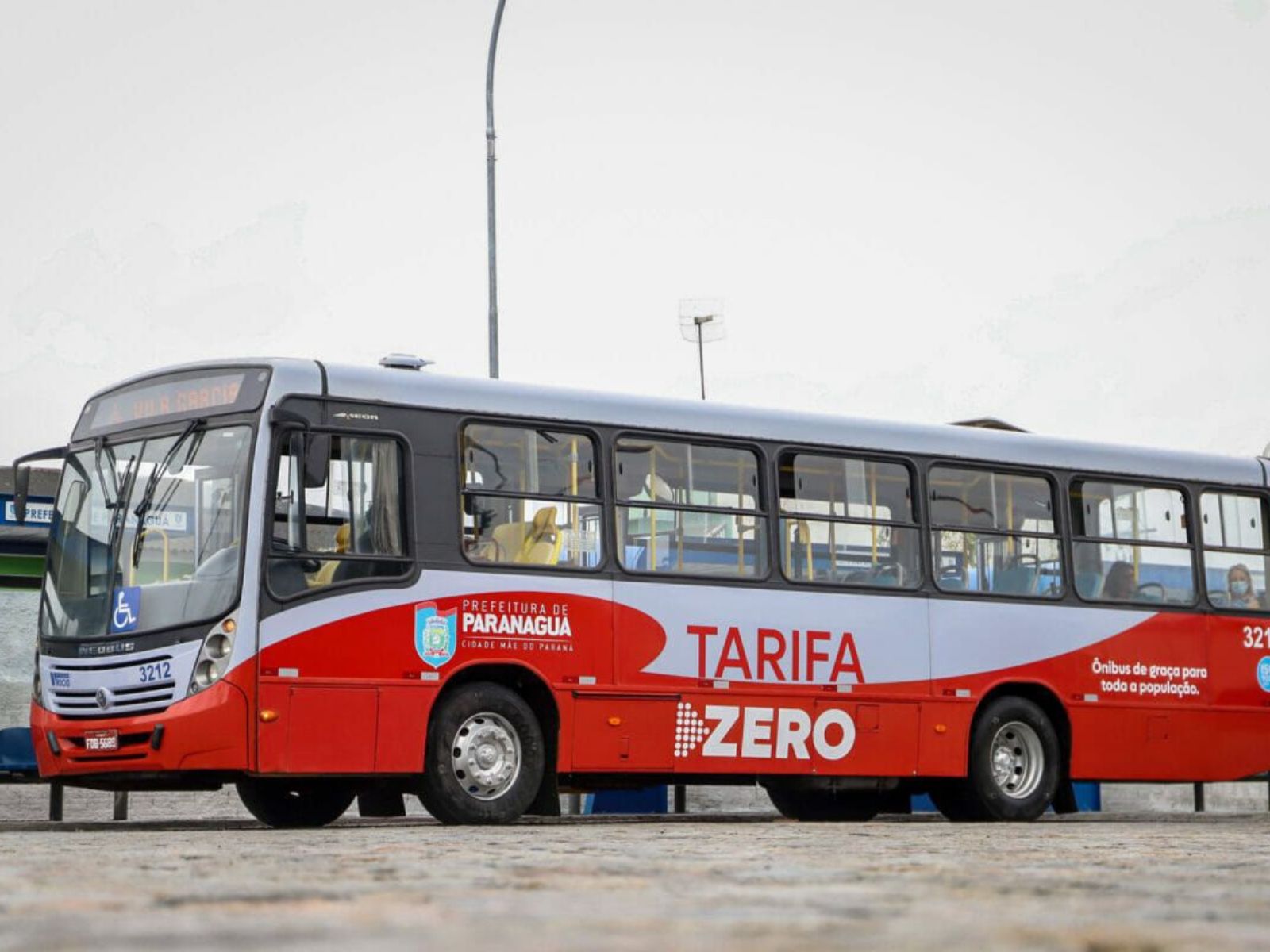 Paranaguá abre licitação para contratar empresa de ônibus para o Tarifa Zero