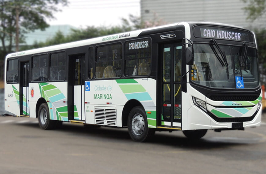 Caio Induscar entrega 19 ônibus novos para empresa de Maringá (PR)