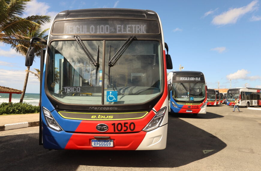 Lauro de Freitas amplia frota de ônibus elétricos com investimento Federal
