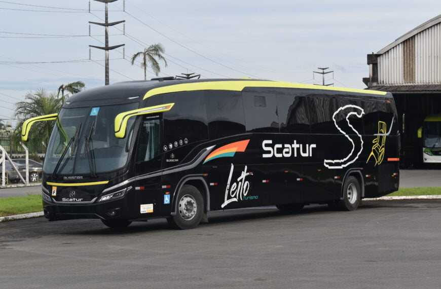 Scatur recebe novos ônibus Busscar com chassi Volvo