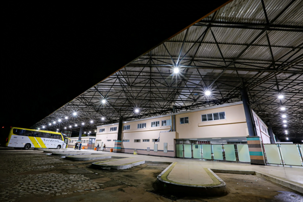 Terminal rodoviário de Mossoró recebe modernização com lâmpadas de LED 1 Divulgacao COSERN