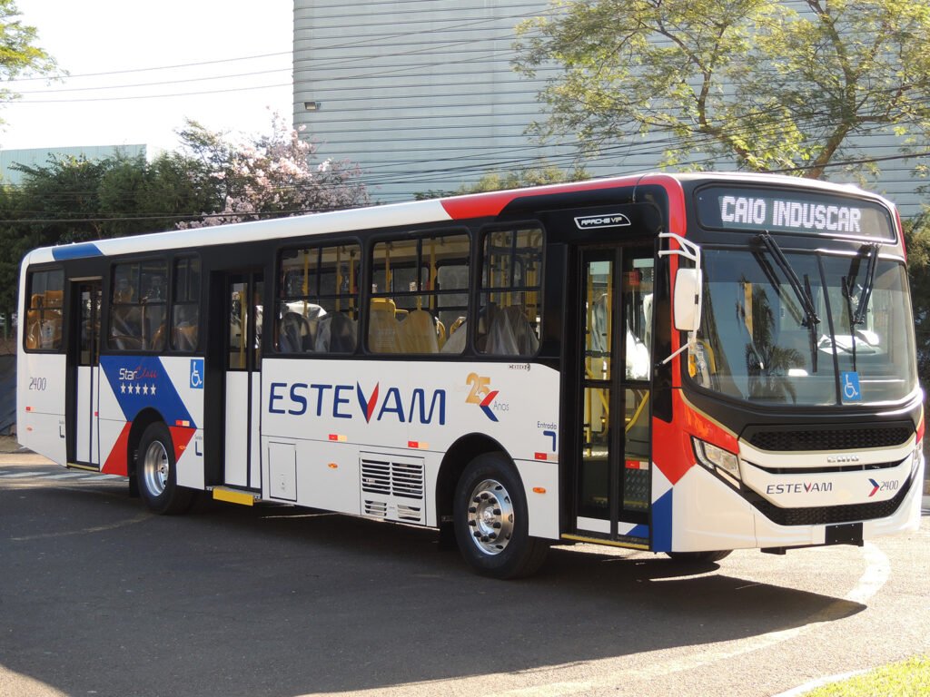 Produção de ônibus registra queda em maio, mas cresce em comparação ao ano passado 2 Viacao Estevam 01 Caio