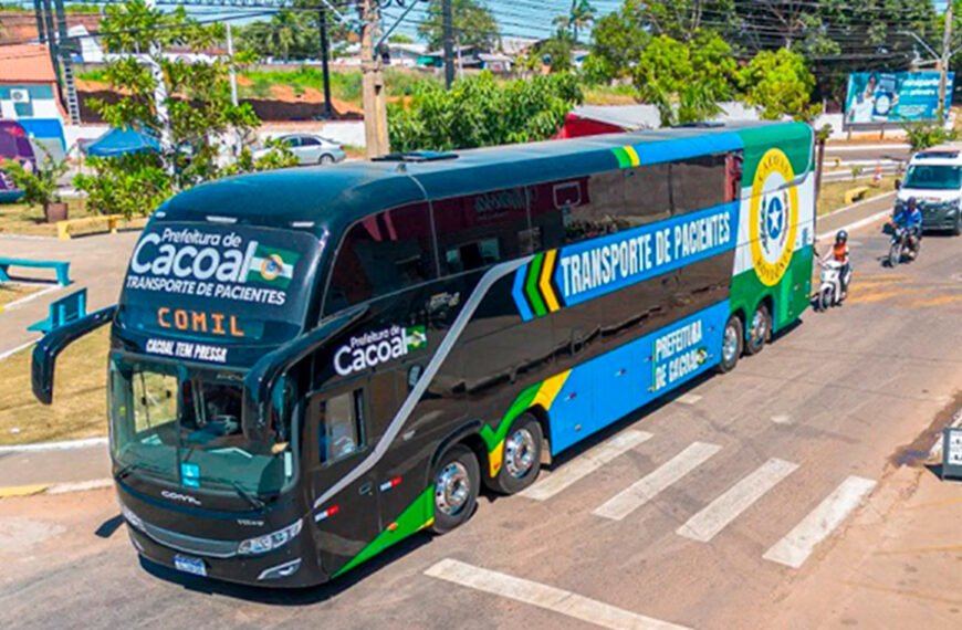 Casa de apoio do CIMCERO em Porto Velho recebe pacientes de Cacoal com novo ônibus super leito