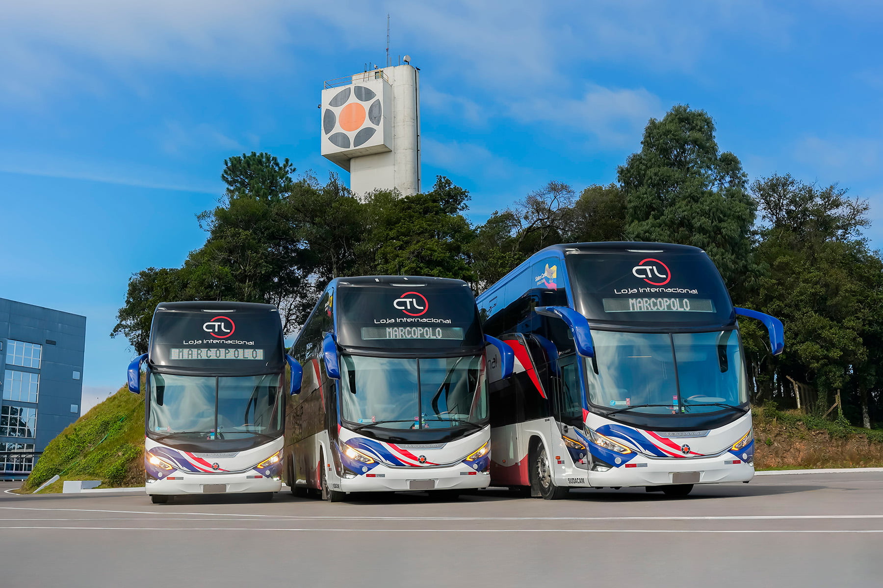 Empresa de ônibus do Equador adquire 19 ônibus Paradiso G8 1800 DD da Marcopolo