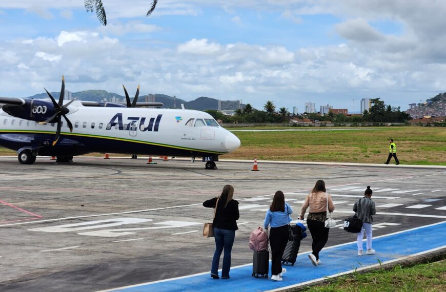 Nova rota da Azul aumenta movimento no aeroporto de Caruaru