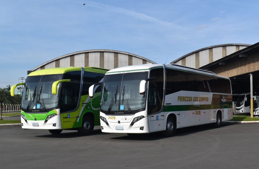 Princesa dos Campos renova frota com ônibus Busscar zero KM