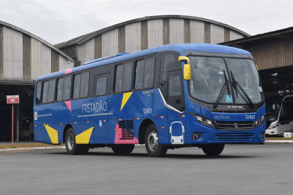 Startup Fretadão adquire sete novos ônibus Busscar