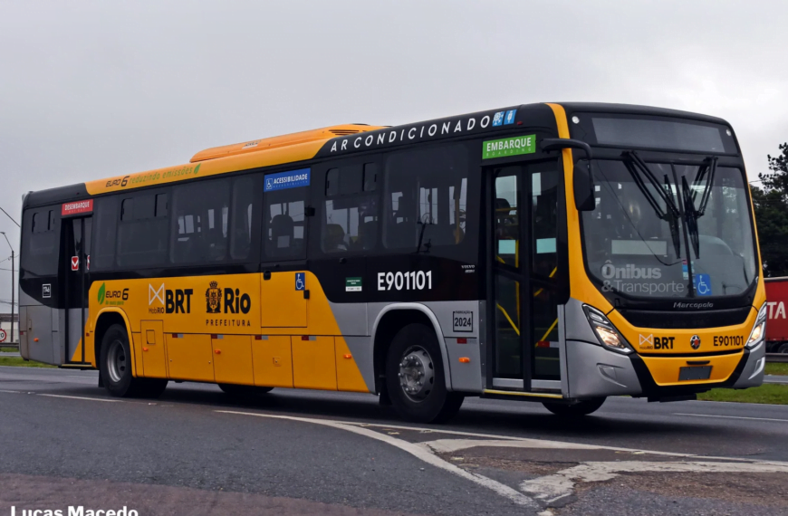 Novos ônibus do BRT estão a caminho do Rio de Janeiro
