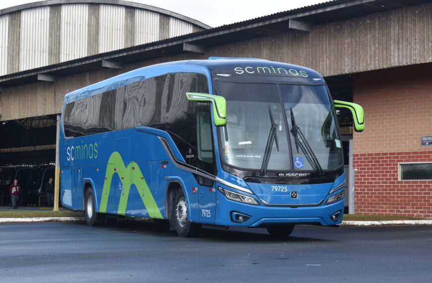 SC Minas moderniza frota com dez novos ônibus Busscar