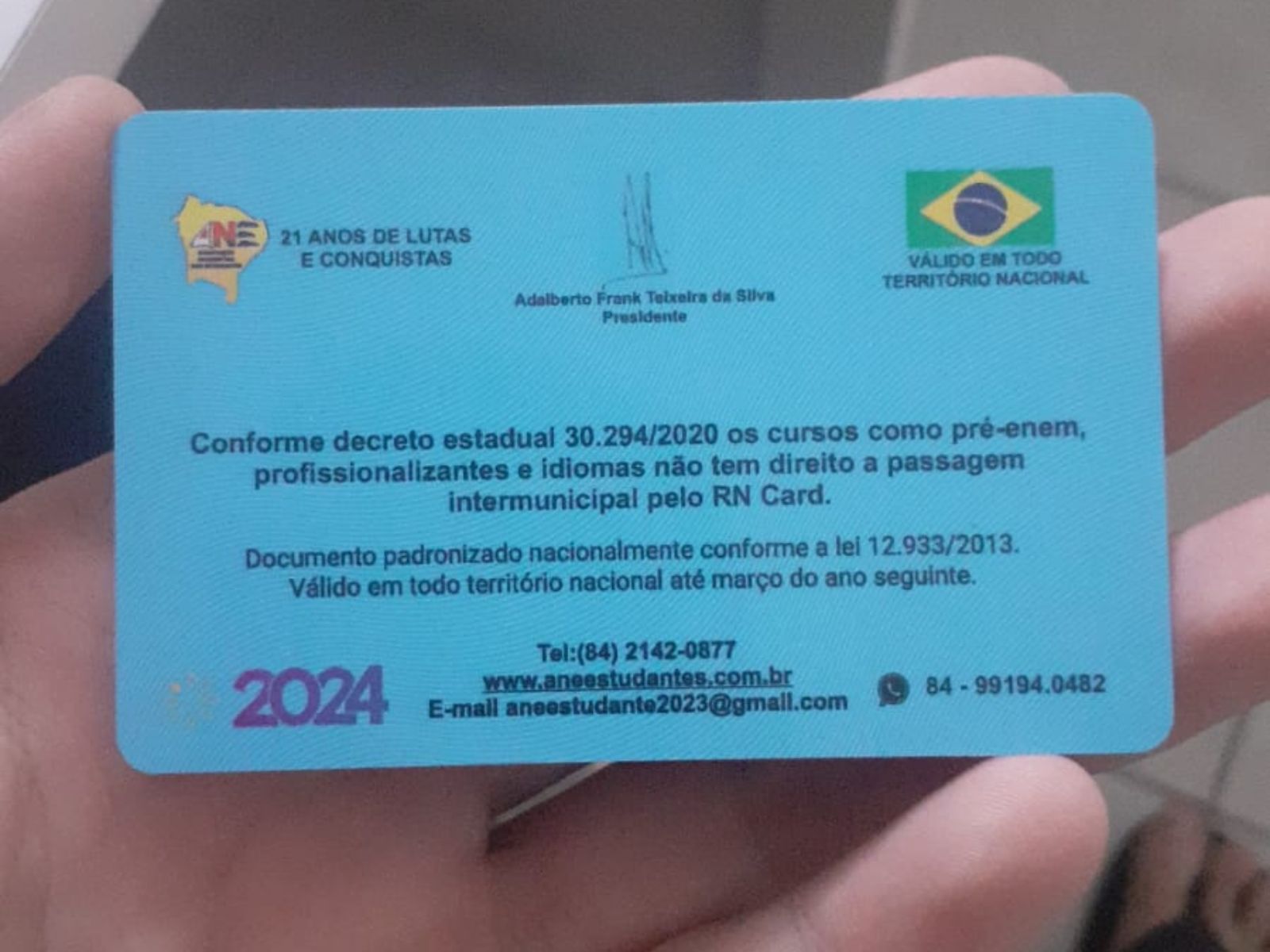 Entidades estudantis que produzem carteiras falsas no RN são punidas e impedidas de atuar