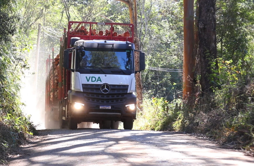 Mercedes-Benz Arocs é escolhido pela VDA para nova operação florestal em São Paulo