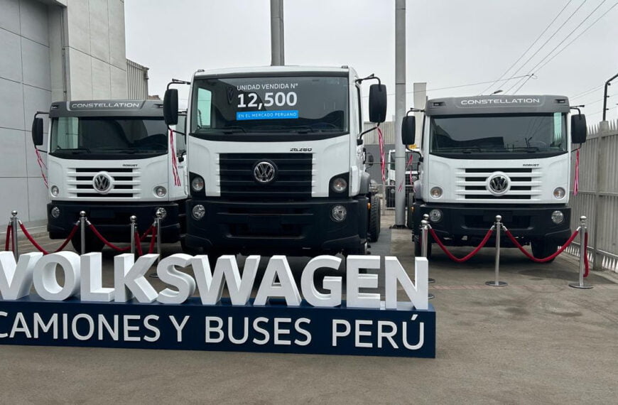 Volkswagen alcança marco de 12.500 caminhões e ônibus em circulação no Peru