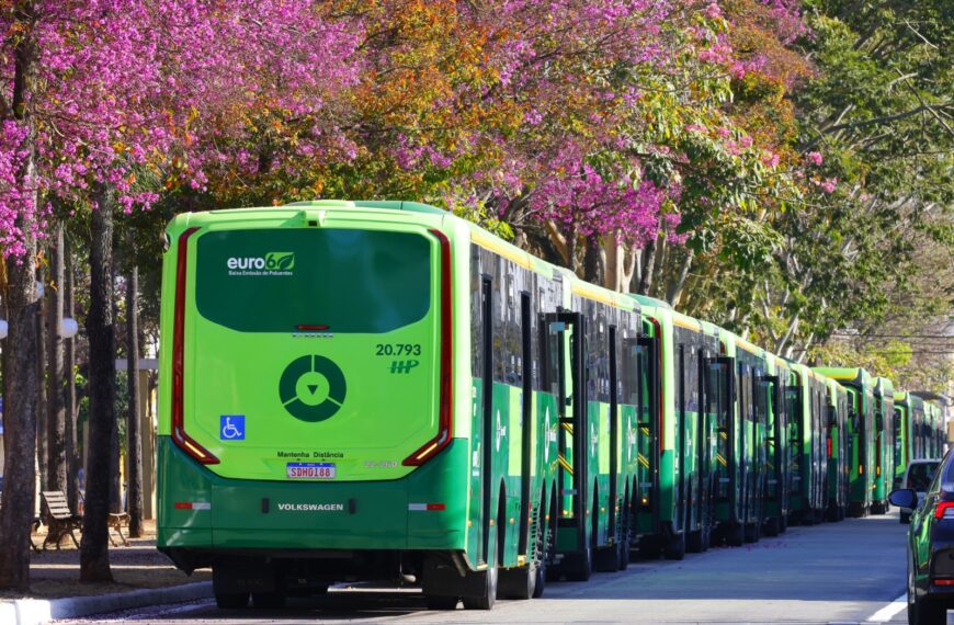 Goiás amplia frota de ônibus com tecnologia avançada para o BRT na Região Metropolitana de Goiânia