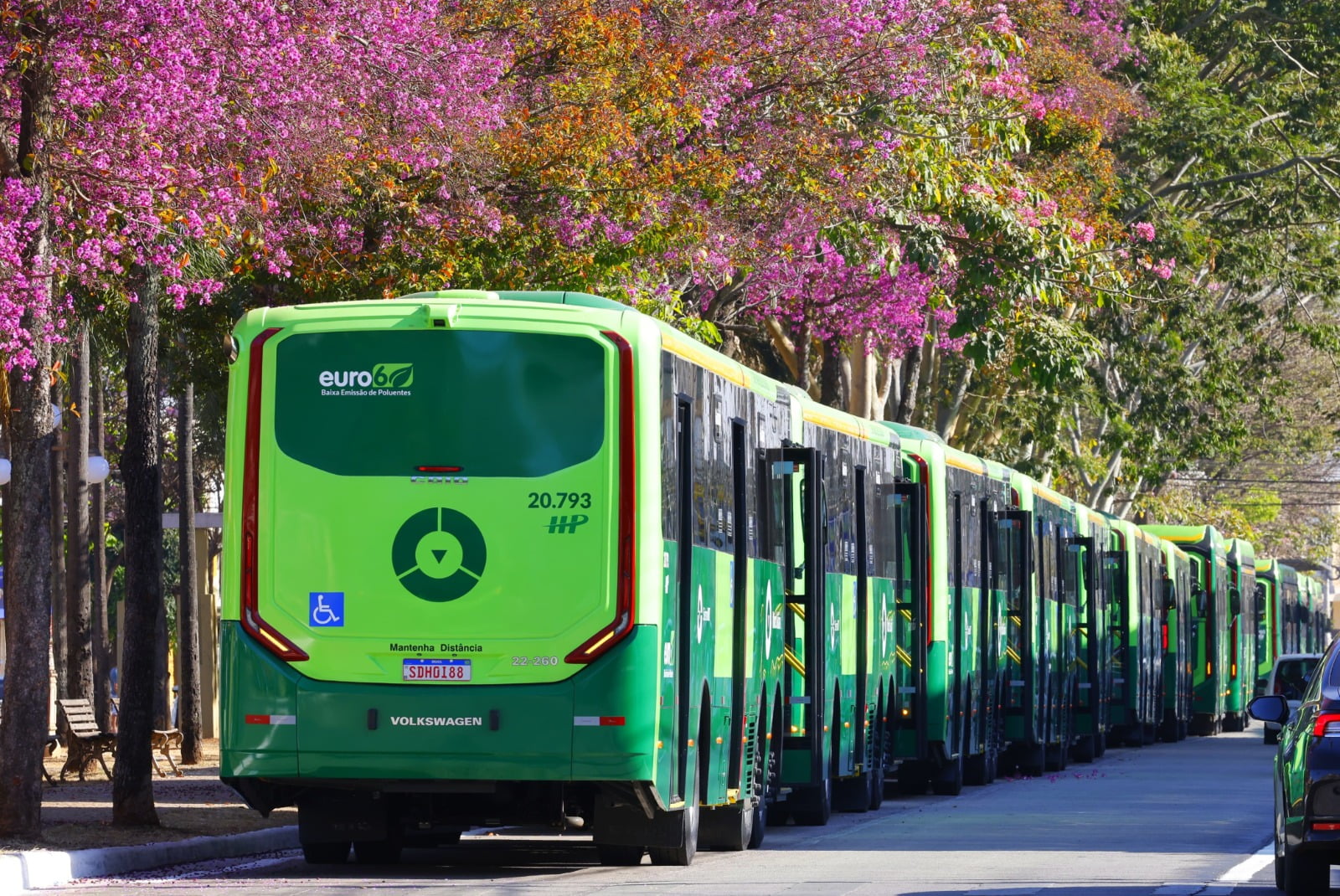 Goiás amplia frota de ônibus com tecnologia avançada para o BRT na Região Metropolitana de Goiânia