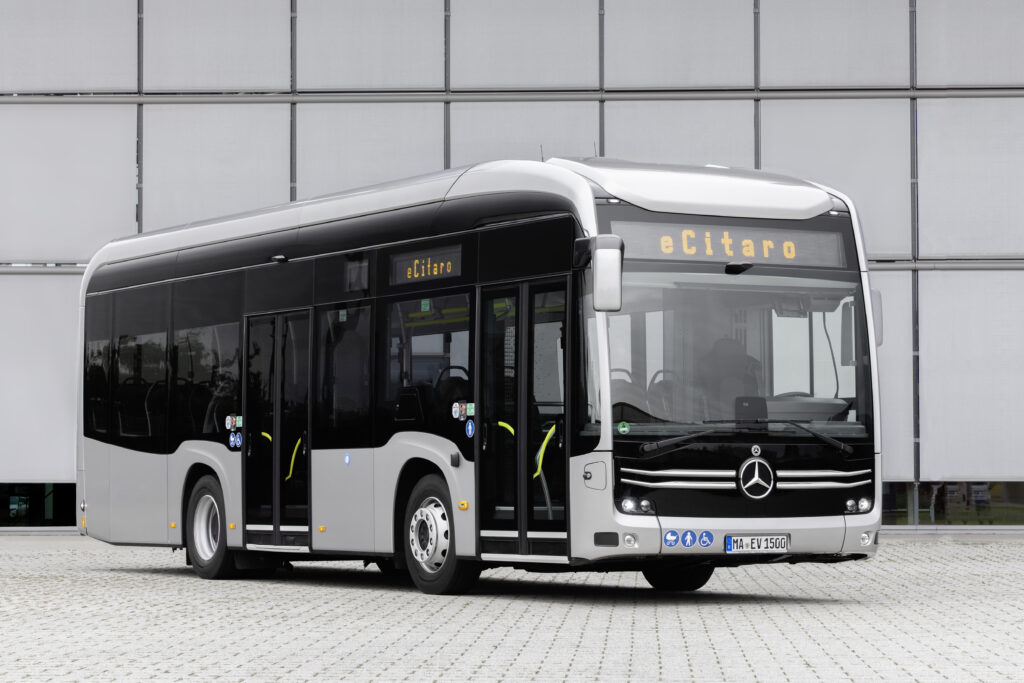 Mercedes-Benz apresenta o ônibus elétrico eCitaro K em feira na Alemanha 2 Mercedes-Benz apresenta o ônibus elétrico eCitaro K em feira na Alemanha