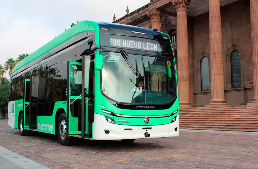 Marcopolo México entrega primeiro ônibus elétrico Attivi para Monterrey