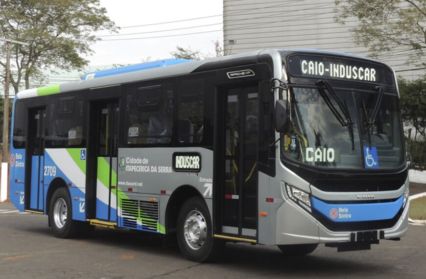 Empresa da cidade de Itapecerica da Serra renova frota com novos ônibus fabricados pela Caio Induscar