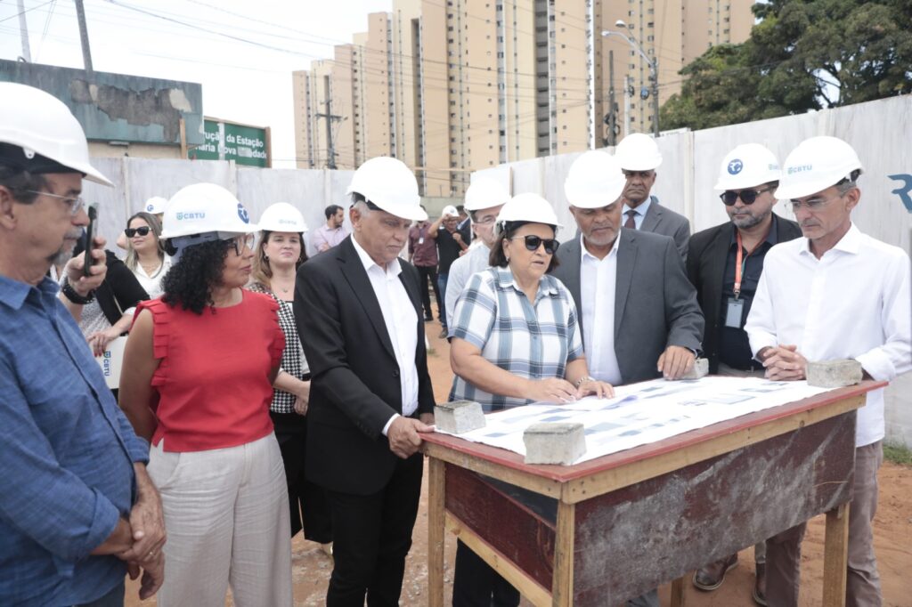 Governadora do RN visita obras de novas estações da CBTU em Natal 3 Carmem Felix 02 ASSECOM RN