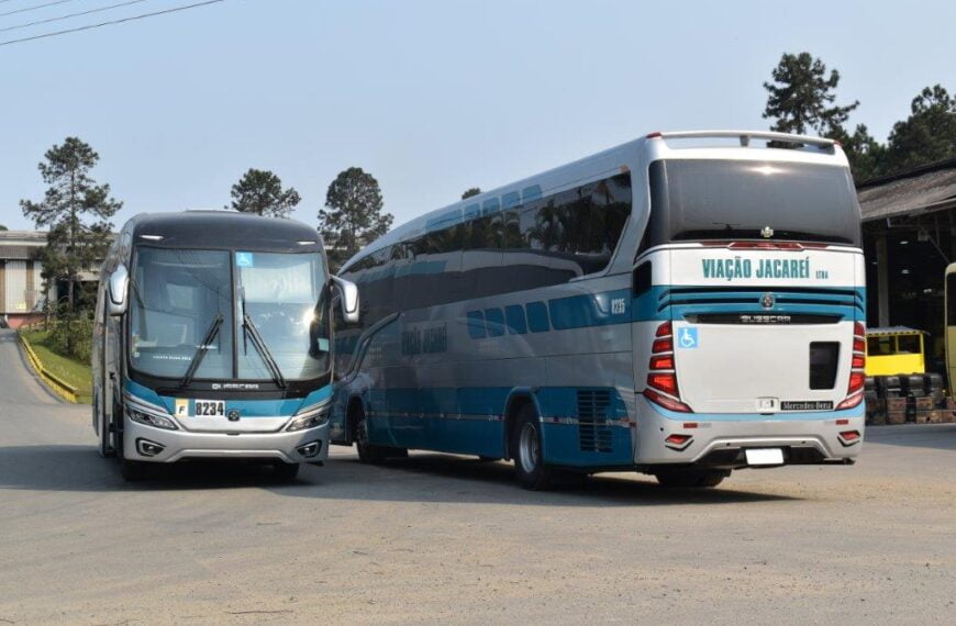 Viação Jacareí moderniza frota com novos ônibus Busscar