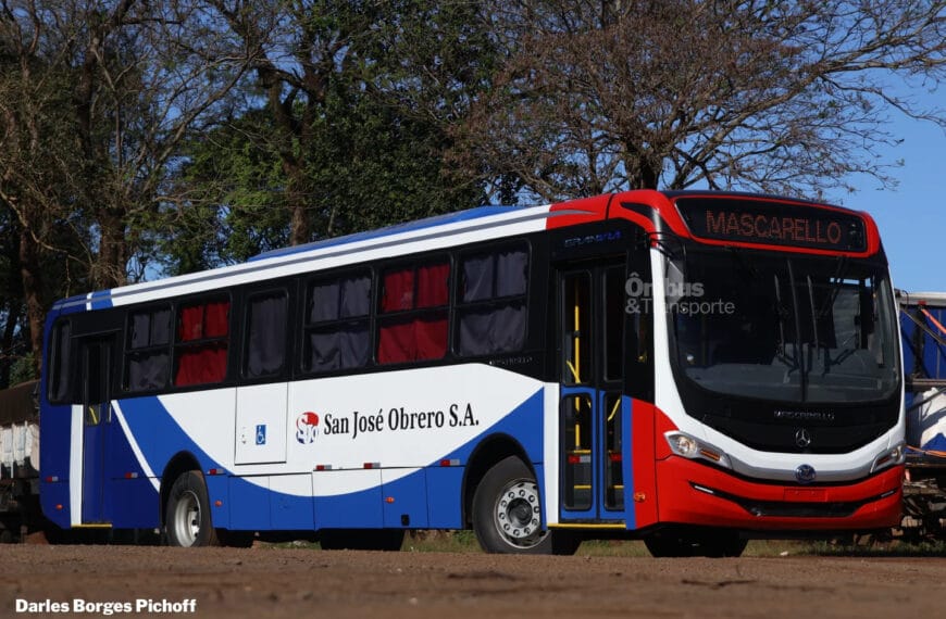 Mascarello amplia exportações com seis novos ônibus para o Paraguai
