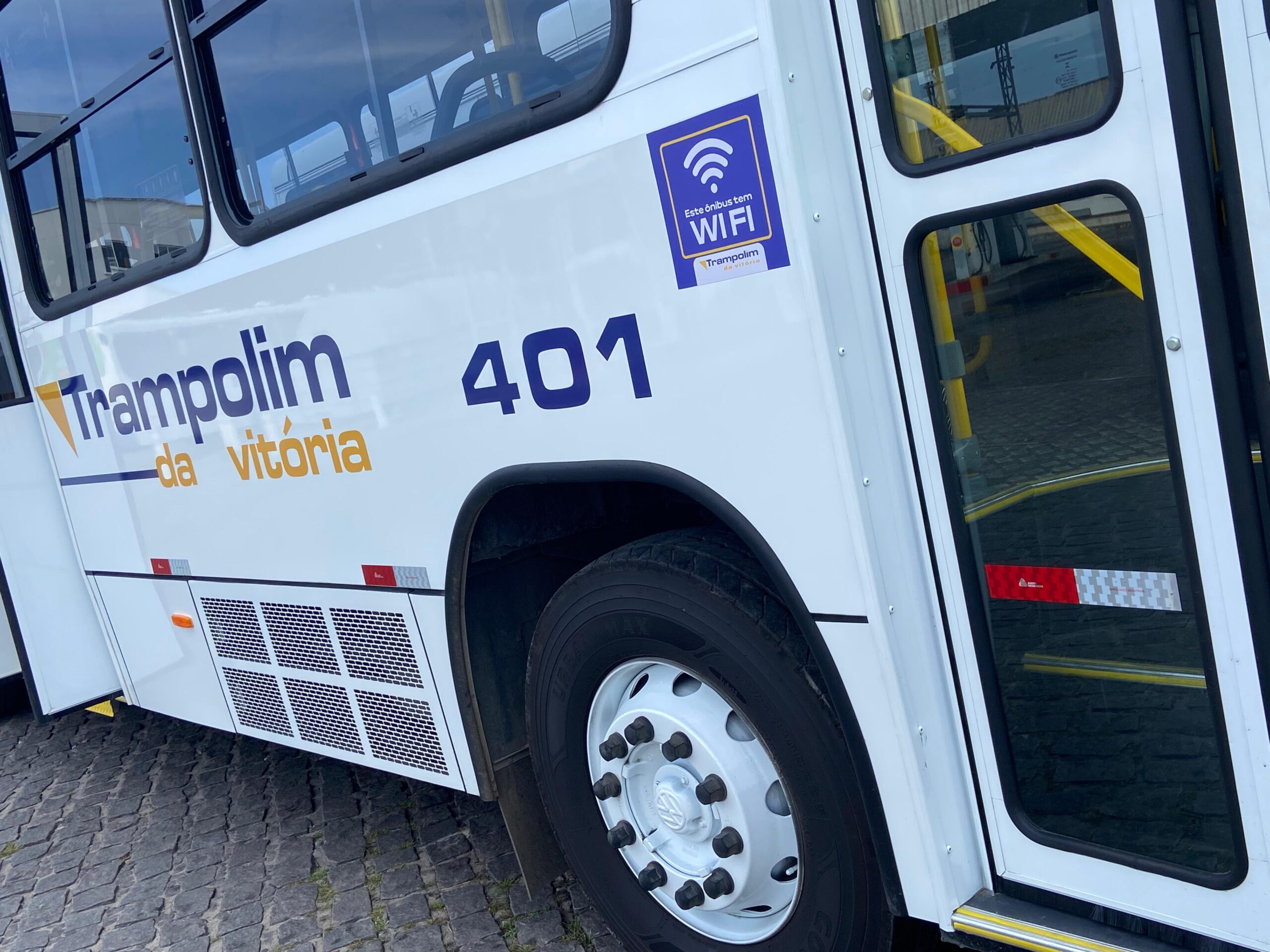 Trampolim da Vitória inova com Wi-Fi gratuito em toda a frota de ônibus