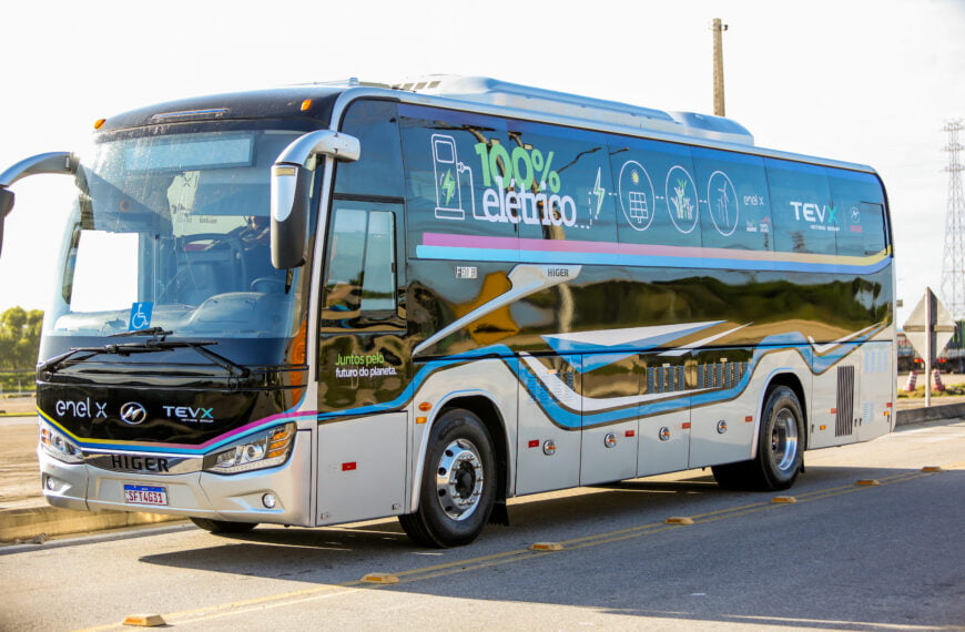 Ônibus elétricos da TEVX Higer levam fãs ao Rock in Rio com foco em sustentabilidade