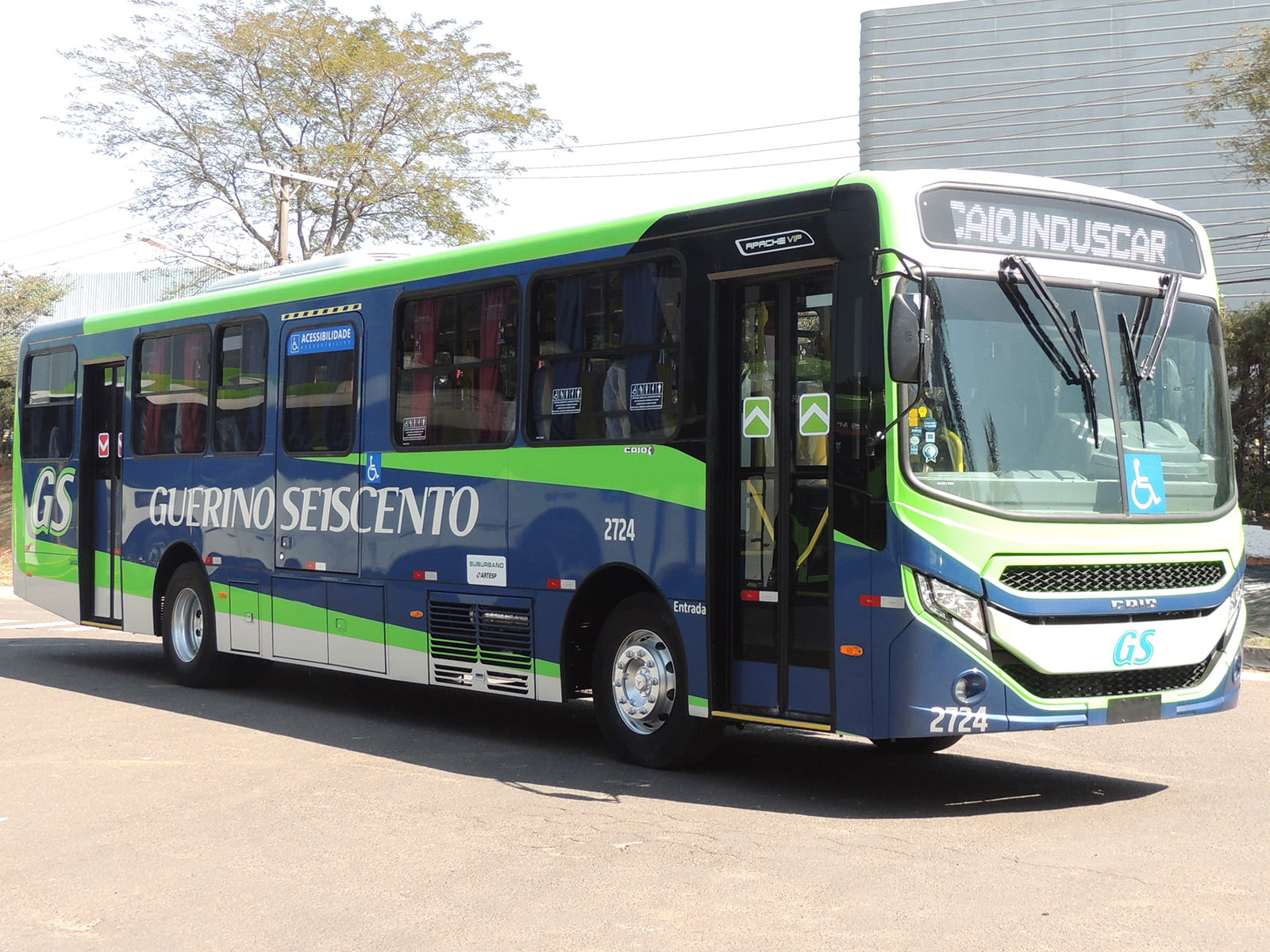Viação Guerino Seiscento recebe 15 ônibus novos da Caio Induscar