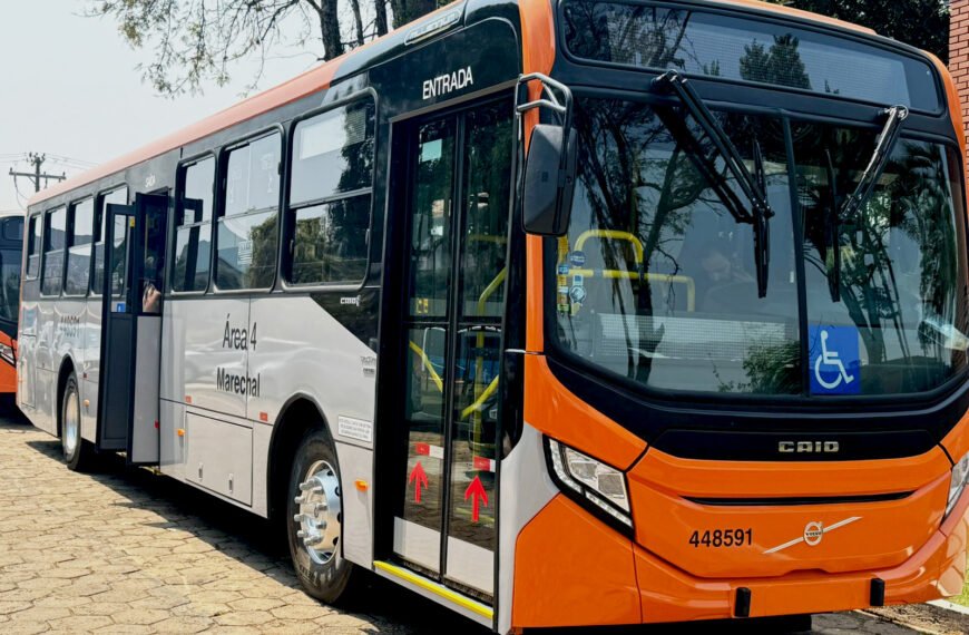 Brasília recebe novos ônibus Volvo para renovação da frota de transporte público