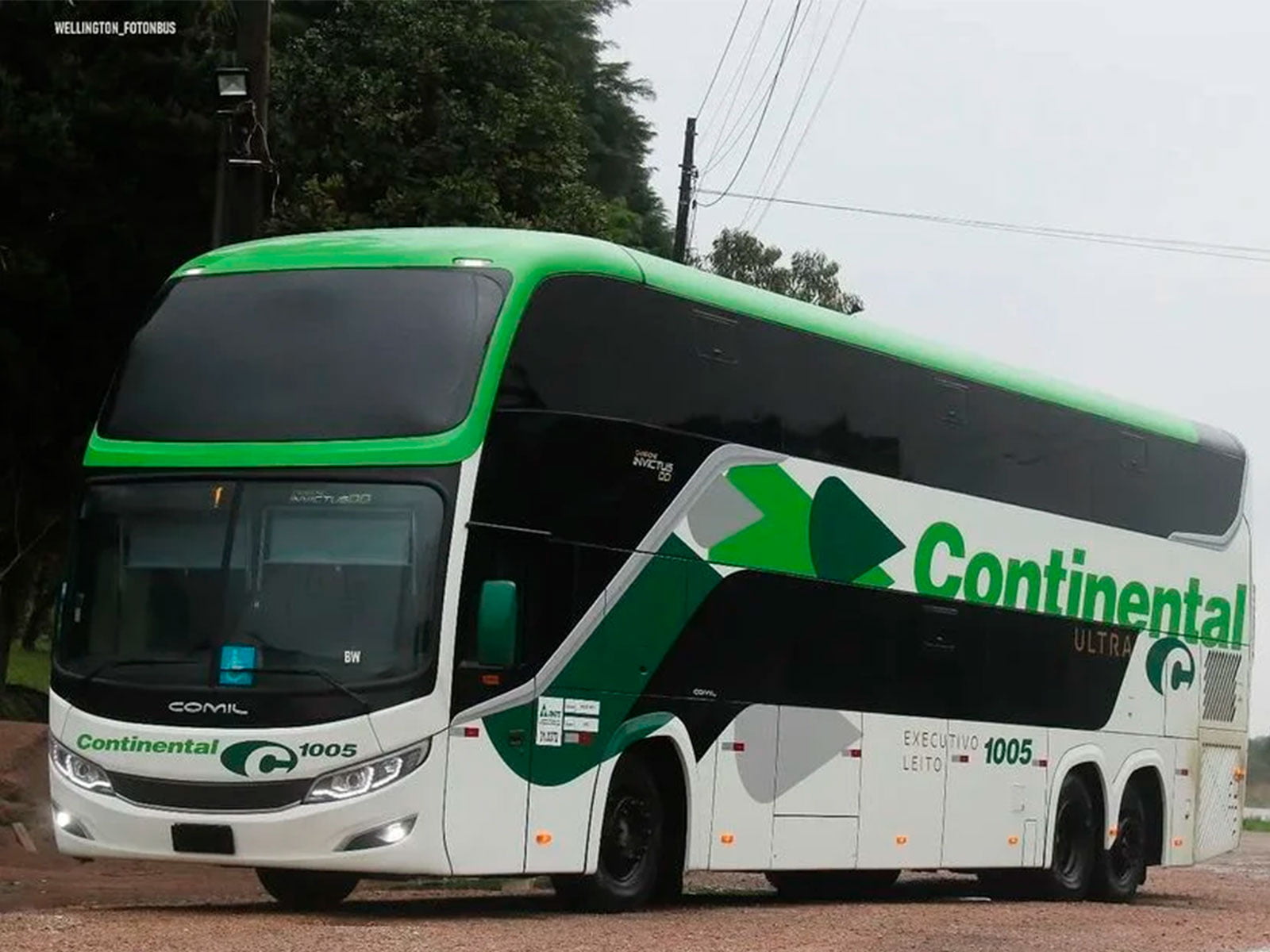 Viação Continental reforça frota com mais um novo ônibus Double Decker