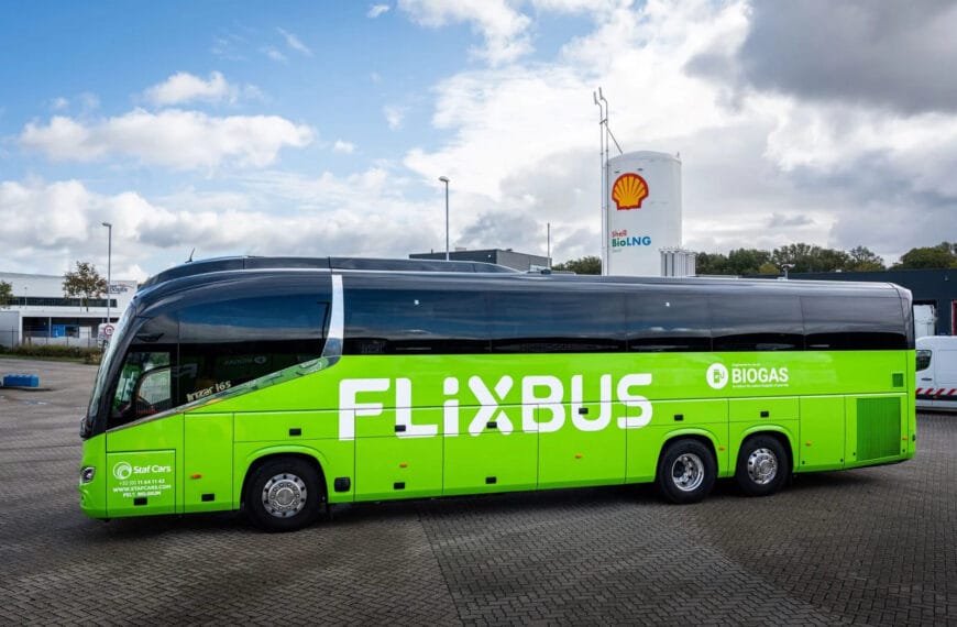 FlixBus lança ônibus movidos a bioLNG na Europa