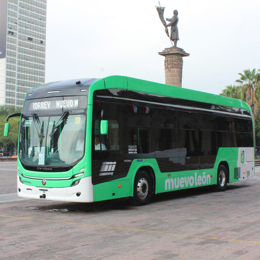 Marcopolo México entrega 45 ônibus elétricos Attivi para transporte público em Monterrey 1 attivi 100 eletricos produzidos no mexico 2