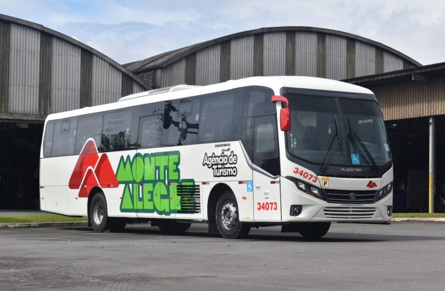 Busscar entrega 10 ônibus El Buss FT à Agência de Turismo Monte Alegre