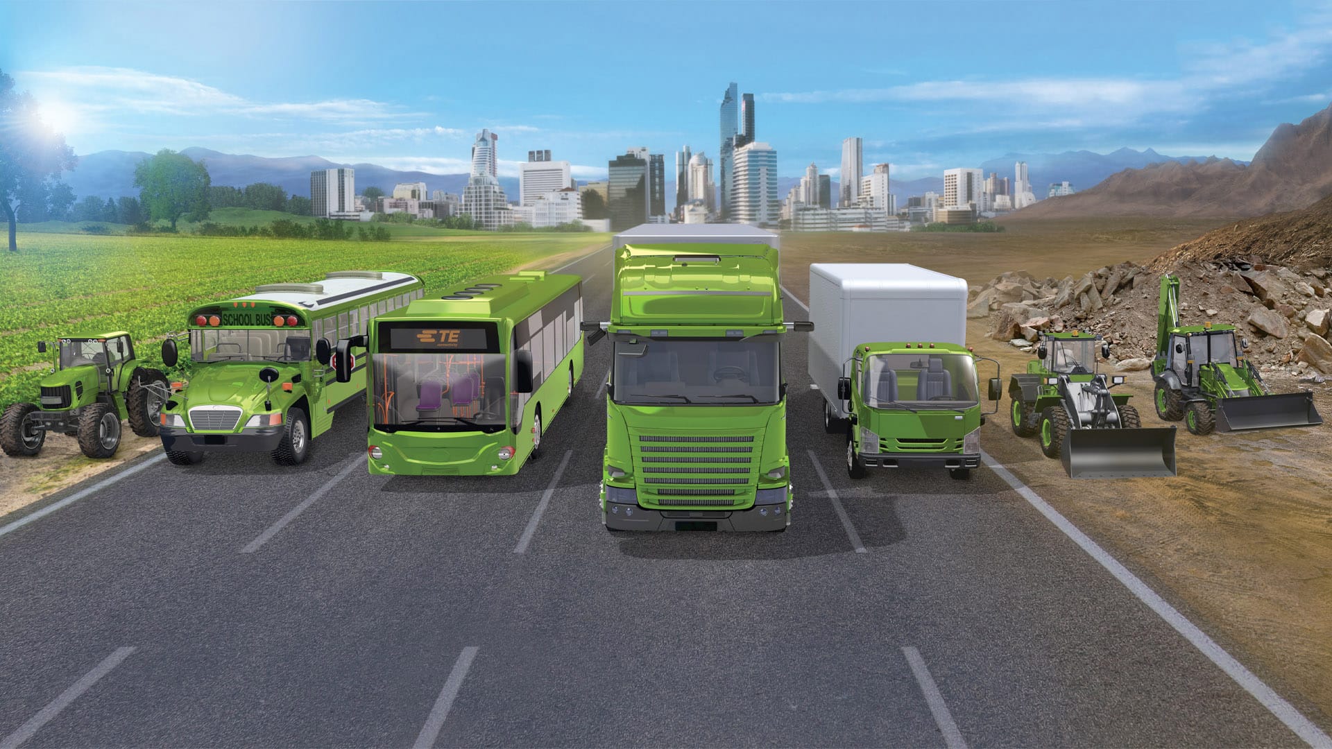 TE Connectivity anuncia produtos para ônibus e caminhões elétricos no Brasil