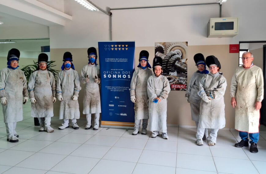 Caio patrocina núcleos culturais de capacitação em solda e elétrica em duas cidades de SP