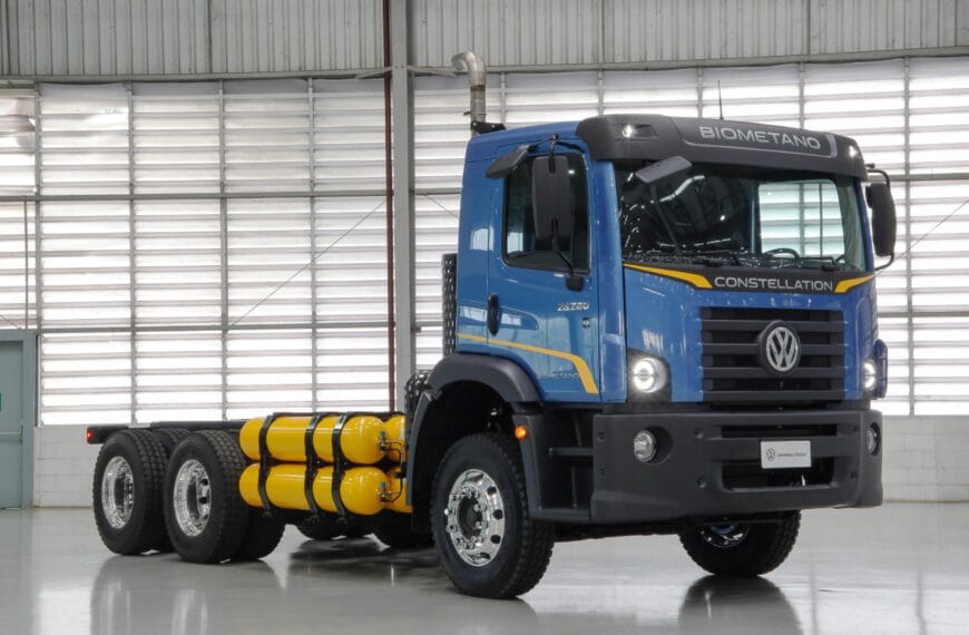 Volkswagen apresenta caminhão movido a biometano