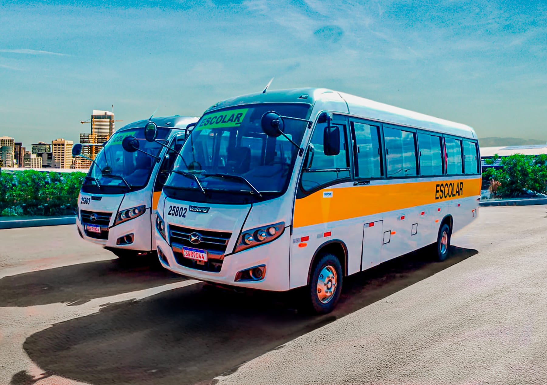 Grupo Sertran adquire 21 micro-ônibus para transporte escolar em áreas rurais