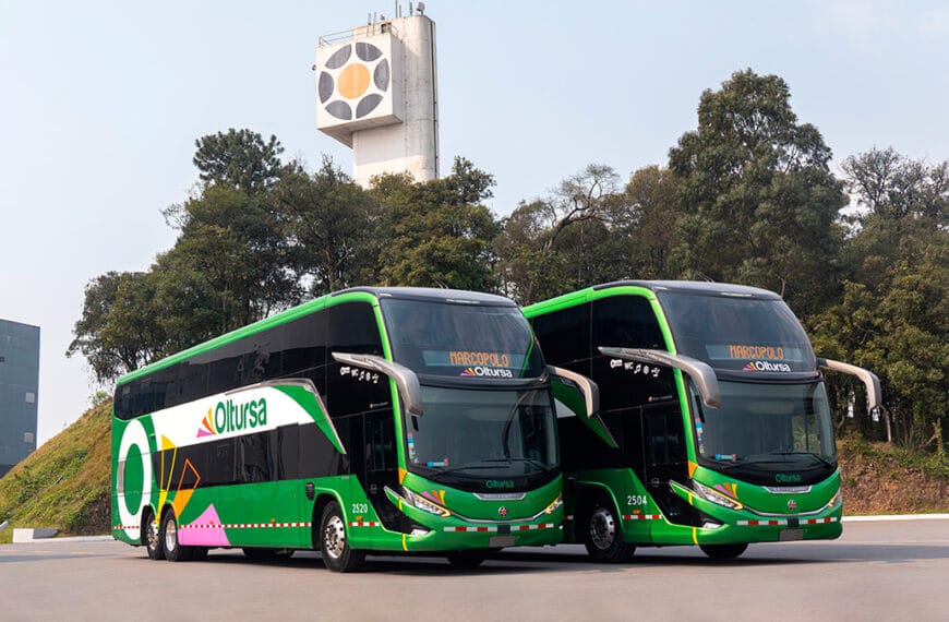 Empresa do Peru amplia frota com 12 novos ônibus Marcopolo