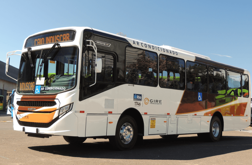Gire Transportes amplia frota com novos ônibus Apache Vip da Caio