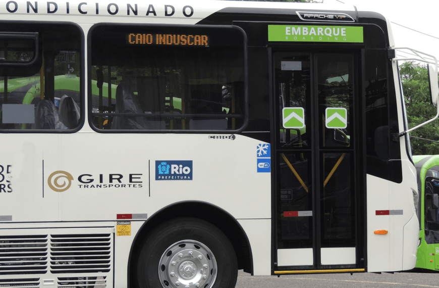 Gire Transportes amplia frota com novos ônibus Apache Vip da Caio