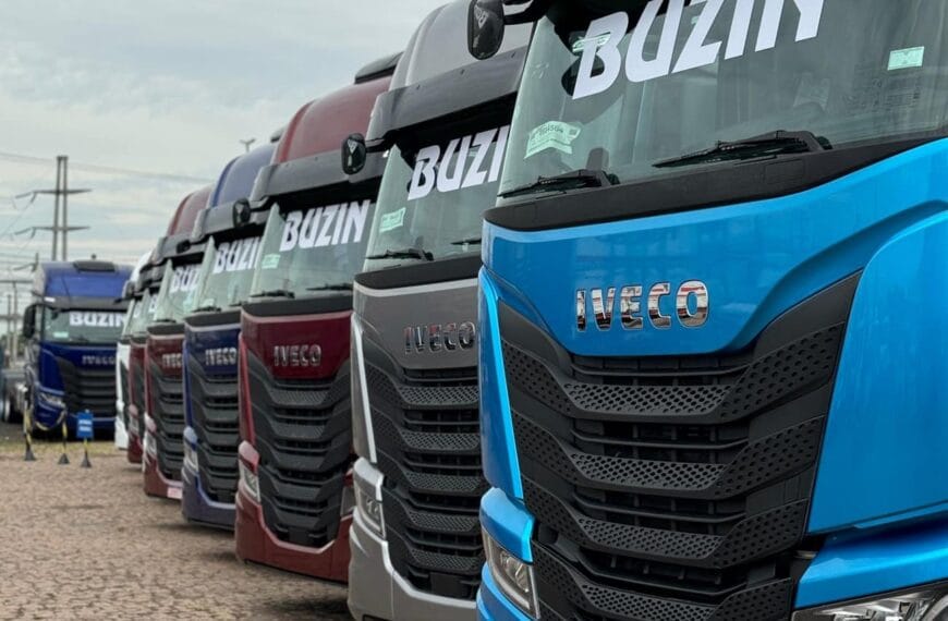 Buzin Transportes amplia frota com 50 caminhões Iveco S-Way