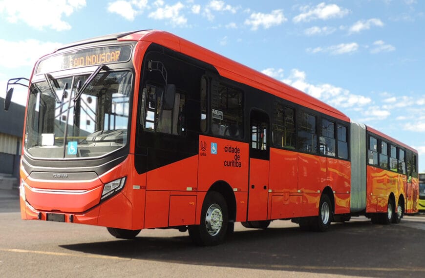 Auto Viação Redentor renova frota com 39 novos ônibus Caio para o transporte coletivo de Curitiba