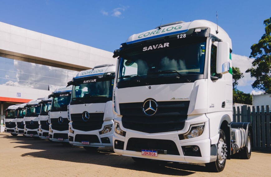 Corelog amplia frota com caminhões Mercedes-Benz e projeta crescimento no setor logístico