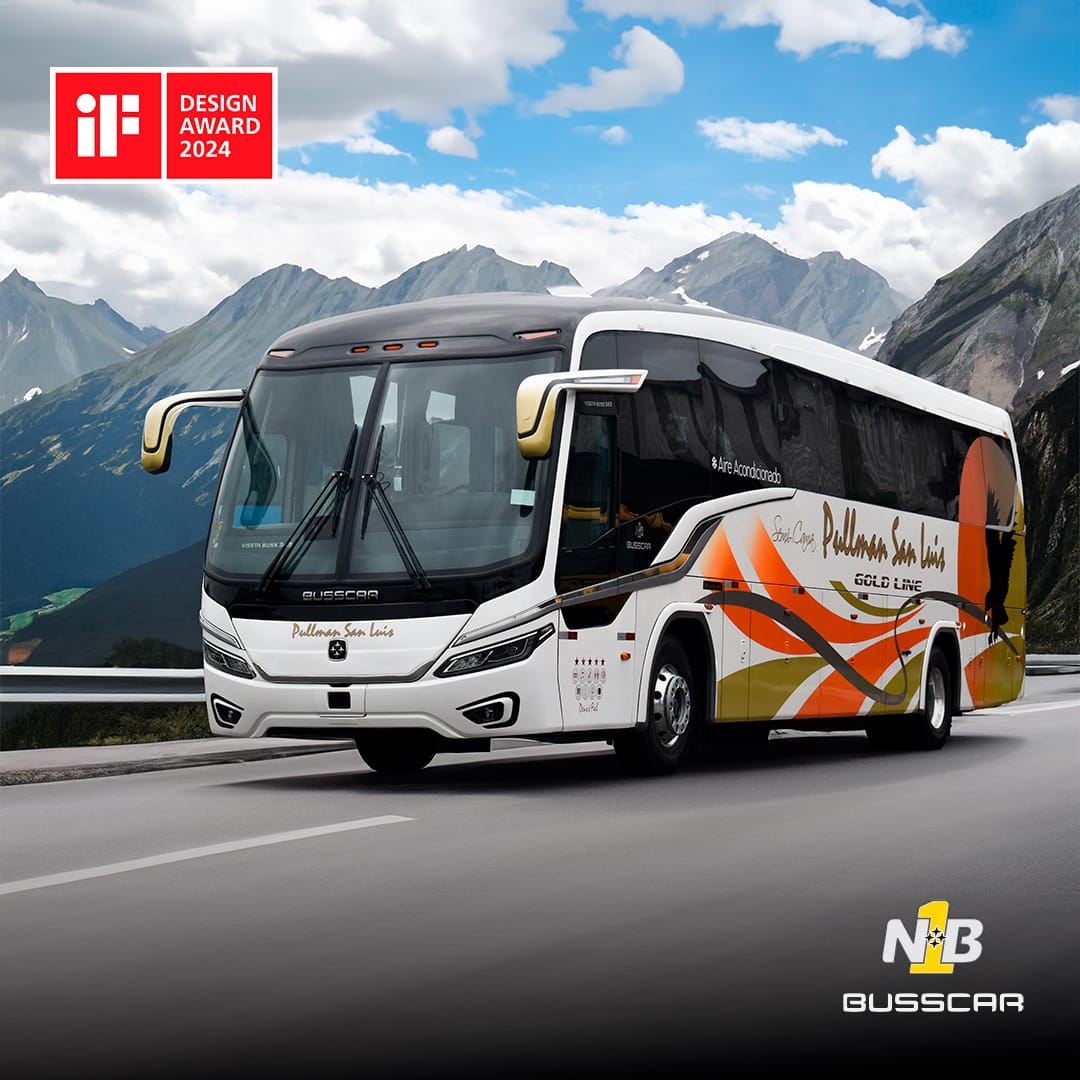 Busscar entrega oito novos ônibus Vissta Buss 345 para empresa chilena